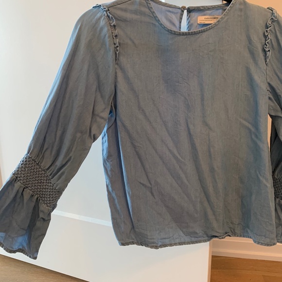 Soft Denim Zara Blouse - Picture 4 of 5